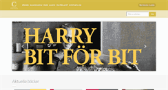 Desktop Screenshot of carlssonbokforlag.se